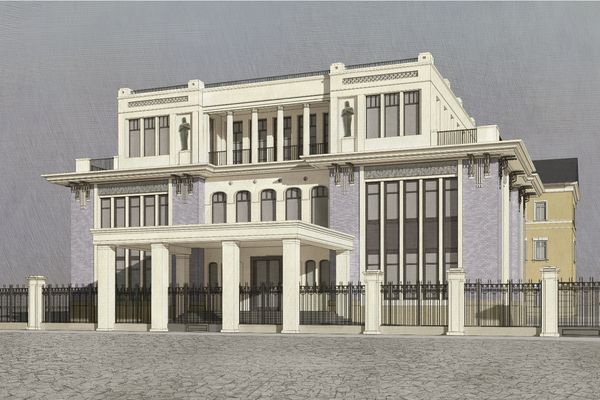 Резиденция структуры ГК "Базовый Элемент" в Иркутске