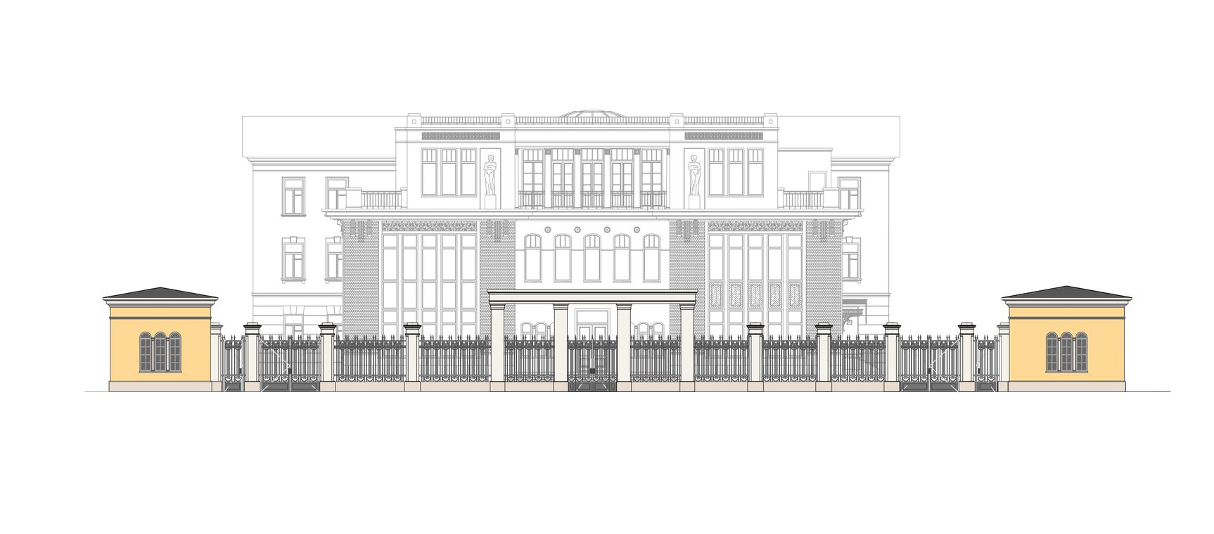 Резиденция структуры ГК "Базовый Элемент" в Иркутске