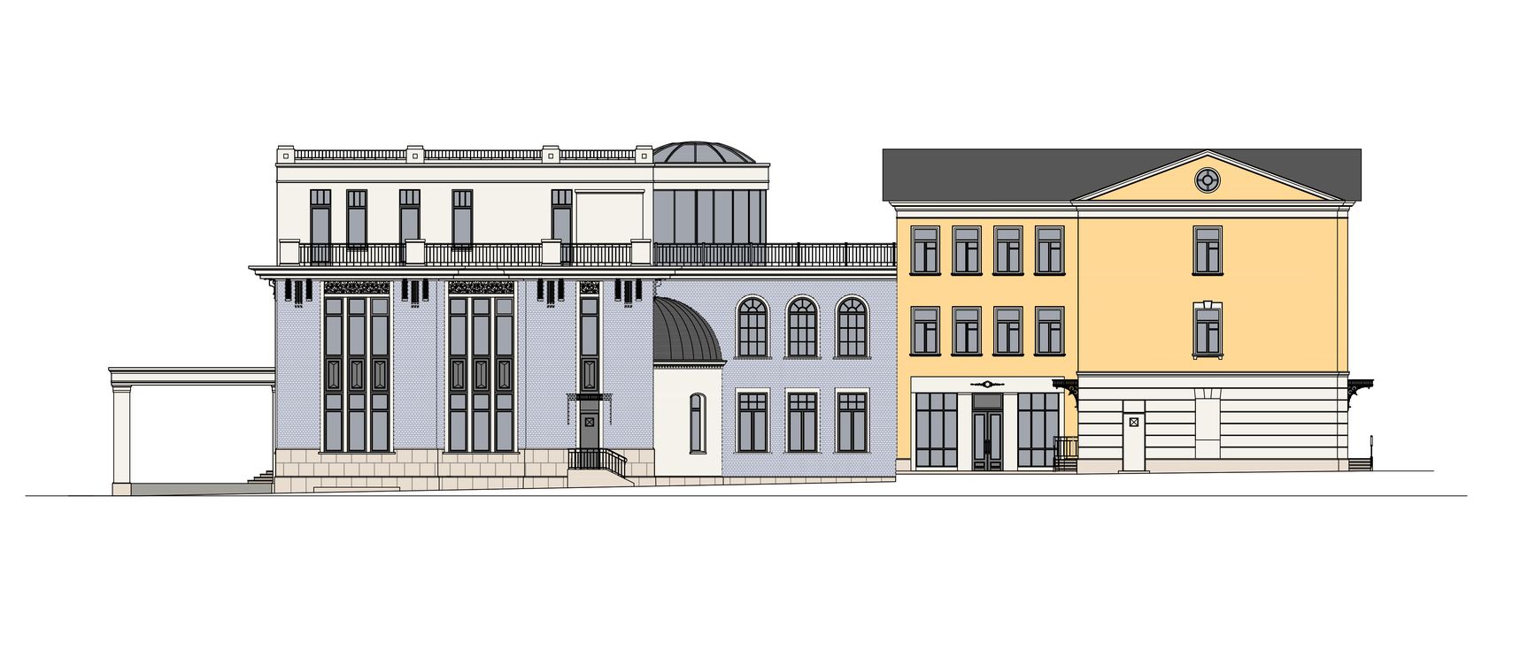 Резиденция структуры ГК "Базовый Элемент" в Иркутске