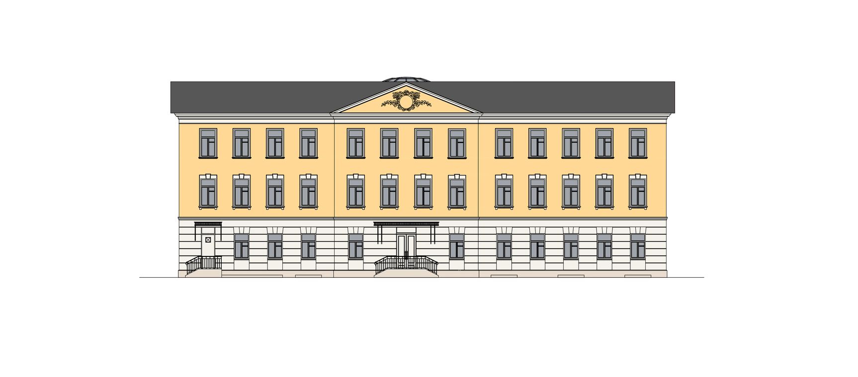 Резиденция структуры ГК "Базовый Элемент" в Иркутске