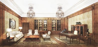 Резиденция структуры ГК "Базовый Элемент" в Иркутске